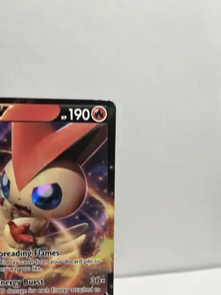 *ULTRA RARE V HOLO* Victini V 025/202 Swsh01 Sword & Shield Pokemon TCG 190HP - Image 3