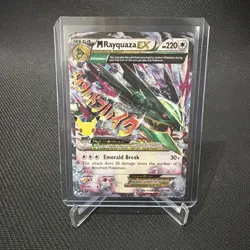 2021 Pokemon Celebrations Classic Collection 76/108 M Rayquaza EX Roaring Skies - Image 1