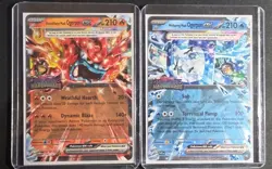 Pokemon Hearthflame & Wellspring Mask Ogerpon Ex 040 & 064 Masquerade Stamped NM - Image 1