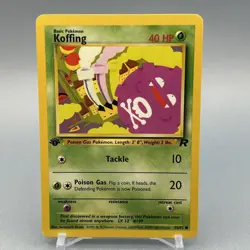 Koffing 58/82 - Team Rocket - 1st Edition - Pokemon TCG - Image 2