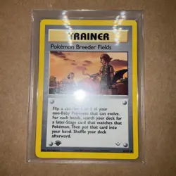 Pokemon Breeder Fields 62/64 Neo Revelation 1st Edition Regular - LP - Image 1