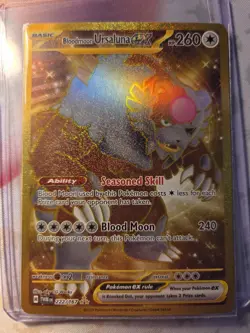Pokemon TCG Bloodmoon Ursaluna ex 222/167 GOLD Holo​ Twilight Masquerade NM WOW - Image 1