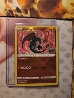 Pokemon Radiant Charizard 011/078 Pokemon Go NM M WOW FAST NEW - Image 1