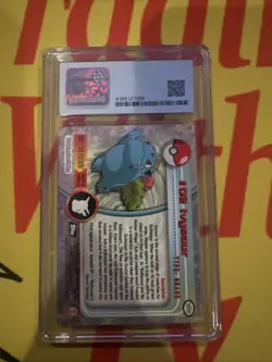 Pokemon Topps Ivysaur Series 1 (1999) #2 - CGC 9.5 Blue, Guaranteed CGC 10! - Image 2