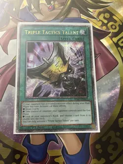 Yugioh! NM Triple Tactics Talent RA01-EN063 (Quarter Century Secret Rare) - Image 1