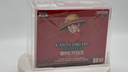 #4 One Piece EN OP-13 Carrying on His Will Booster Box Sealed w/ Acrylic Case - Image 2