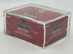 #4 One Piece EN OP-13 Carrying on His Will Booster Box Sealed w/ Acrylic Case - Image 5