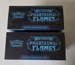 Pokemon Mega Evolution Phantasmal Flames Elite Trainer Box ETB Sealed | Lot Of 2 - Image 2