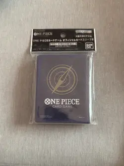 One Piece TCG Official Standard Clear Gold Card Sleeves - 70 pcs - Image 1