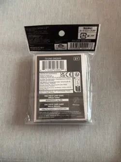 One Piece TCG Official Standard Clear Gold Card Sleeves - 70 pcs - Image 2