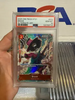 2025 PSA 10 Brook ST21-012 Stard Deck EX (Gear 5) ONE PIECE Card Game English - Image 1