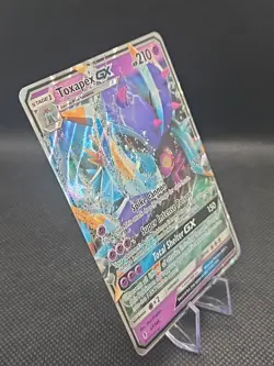 Pokemon TCG Toxapex GX #57 Gaurdians Rising NM Pokemon Card - Image 3