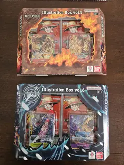 Bandai One Piece Card Game Illustration Box vol. 5 And Vol. 6 Lot Of 2 - Image 1