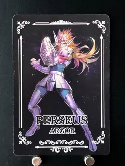 Perseus Algol Perseus Argor Saint Seiya Card TCG Japanese JAPAN Holo Very Rare - Image 1