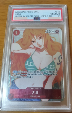 PSA 10 One Piece Nami 016 Premium Card Collection Girls Edition Japanese 2023 - Image 1
