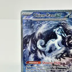 Pokemon Chien-Pao ex 261/193 Double Rare Full Art SV02 Paldea Evolved Holo Card - Image 2