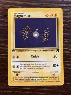 Magnemite - 1st Edition - Team Rocket - 60/82 - Pokemon Card - Image 1