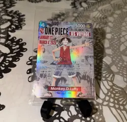 One Piece Monkey.D.Luffy College Basketball US Voyage Card SEALED St. John's - Image 1