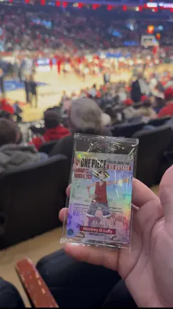 One Piece Monkey D Luffy US Voyage Card, College Basketball St. John's SEALED - Image 1