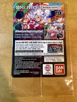 One Piece Monkey D Luffy US Voyage Card, College Basketball St. John's SEALED - Image 2