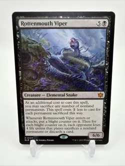 Rottenmouth Viper MTG: Bloomburrow Mythic- NM - Image 1