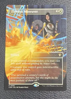 Flawless Maneuver (Borderless) Commander Masters Regular MTG NM Magic - Image 1