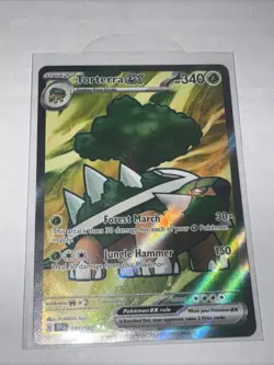 Pokemon TCG Torterra EX Full Art Ultra Rare Holo Card SV05: Temporal Forces - Image 1