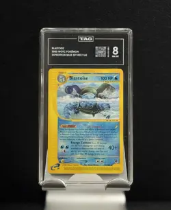 Pokemon TCG Blastoise Expedition Card 37/165 Regular Rare TAG 8 - Image 2