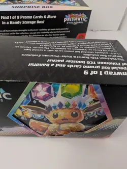 Two Pokemon Prismatic Evolution Surprise Box And Inserts Only No Cards - Image 4
