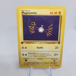 Magnemite 1st Edition Team Rocket 60/82 WOTC 1999 Pokemon Card - HP - - Image 1