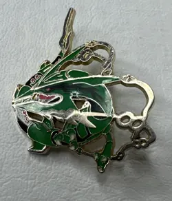 Mega Rayquaza Collector's Pin 2015 Metal Enamel Pin Roaring Skies Pokemon - Image 1