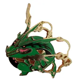 Mega Rayquaza Collector's Pin 2015 Metal Enamel Pin Roaring Skies Pokemon - Image 4