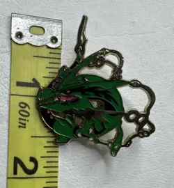 Mega Rayquaza Collector's Pin 2015 Metal Enamel Pin Roaring Skies Pokemon - Image 5