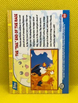 Pokemon Tcg The "Tail" End of the Race #50 Foil Topps Blue Logo - Image 4