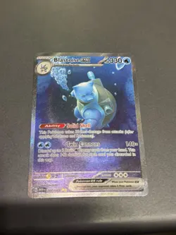 Pokemon Scarlet Violet 151 TCG Blastoise EX 200/165 Sir Special Illustration NM - Image 1