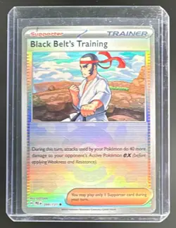 Black Belt's Training 2025 Pokemon SV Prismatic EN #099 Master Ball Reverse Holo - Image 1