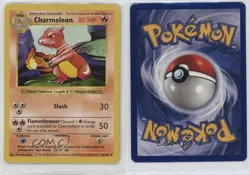 Charmeleon Shadowless Pokemon Base Set #24 1999 - Image 3