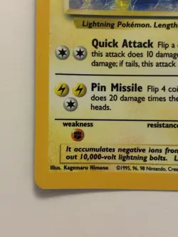 Pokemon Jolteon TCG Jungle 4/64 Holo Unlimited Rare Lightly Played - Image 3