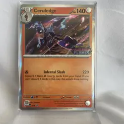 Ceruledge 014 Promo Phantasmal Flames Stamped Pokemon Prerelease - Image 1