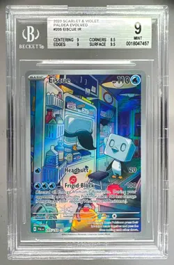 Eiscue 2023 Pokemon Scarlet & Violet Paldea Evolved #205/193 BGS 9 - Image 1