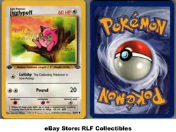 1999 Pokemon, Jungle, #54/64 Jigglypuff, 1st Edition, Common - Image 1