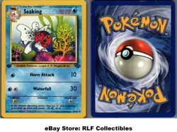 1999 Pokemon, Jungle, #46/64 Seaking, 1st Edition, Uncommon - Image 1
