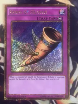 Yugioh: Horn Of Heaven - PGL3-EN034 - Gold Secret Rare - 1st Edition - NM - Image 1