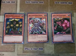 YUGIOH LAVA BATTLEGUARD + SWAMP BATTLEGUARD + BATTLEGUARD KING COMMON 1ST/UNLIMI - Image 1
