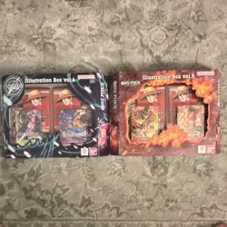 Bandai One Piece CCG Illustration Box vol.5 & vol.6 Promo Booster English Luffy - Image 1