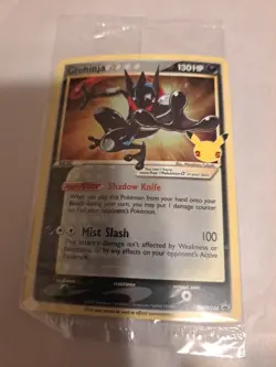 Greninja Gold Star Celebrations Promo SWSH144 2021 Pokemon TCG Sealed - Image 1