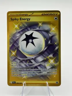 Spiky Energy 190/159 Journey Together Gold Hyper Rare Pokemon TCG Card NM - Image 1
