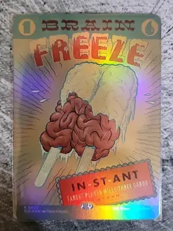 MTG Brain Freeze Secret Lair Drop Series Foil Card Nm - Image 1