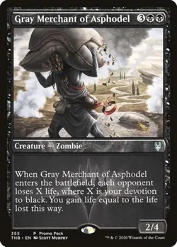 Gray Merchant of Asphodel -Foil Light Play MTG Promo Pack: Theros Beyond Death - Image 1