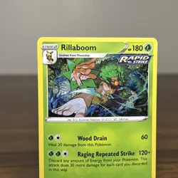 Rillaboom #SWSH277 Crown Zenith - Cosmos Holo Promo Pokemon Card - Image 3